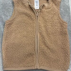 Carter's Cozy Brown Fleece Vest